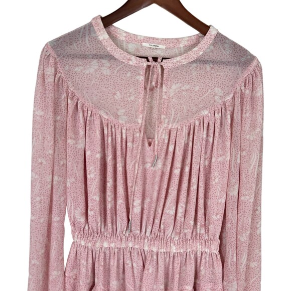 Tularosa Kimora in Dylan Orchid Floral Pink Dress Women’s Medium - Picture 5 of 7